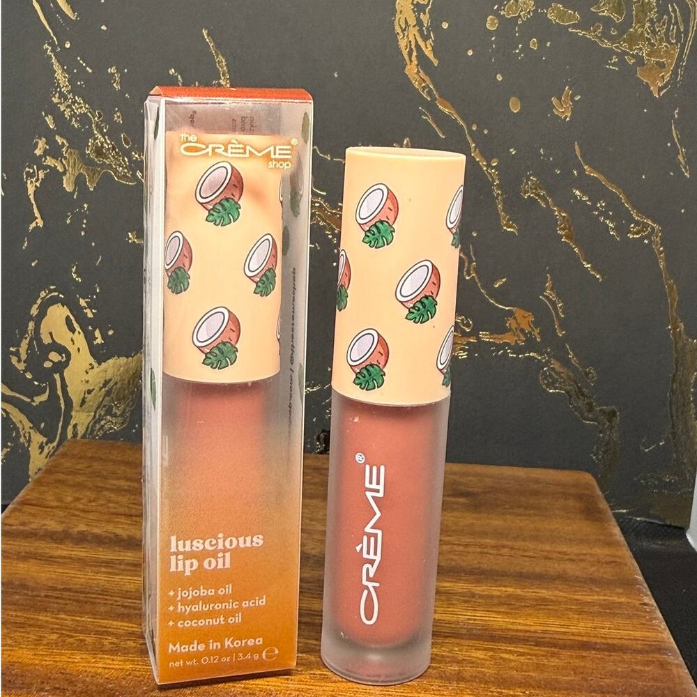 The Crème Shop Luscious Lip Oil – Coconut
